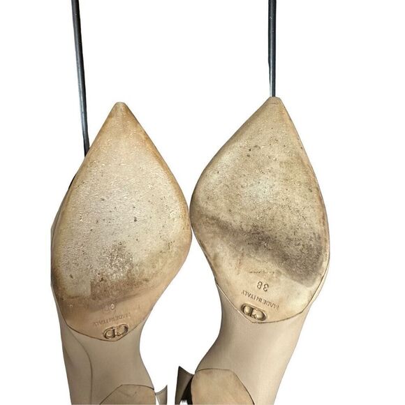 Christian Dior Black and Tan Pumps size 38 US 7.5 - Picture 10 of 12